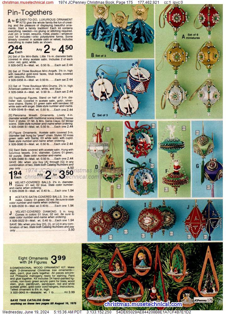 1974 JCPenney Christmas Book, Page 175