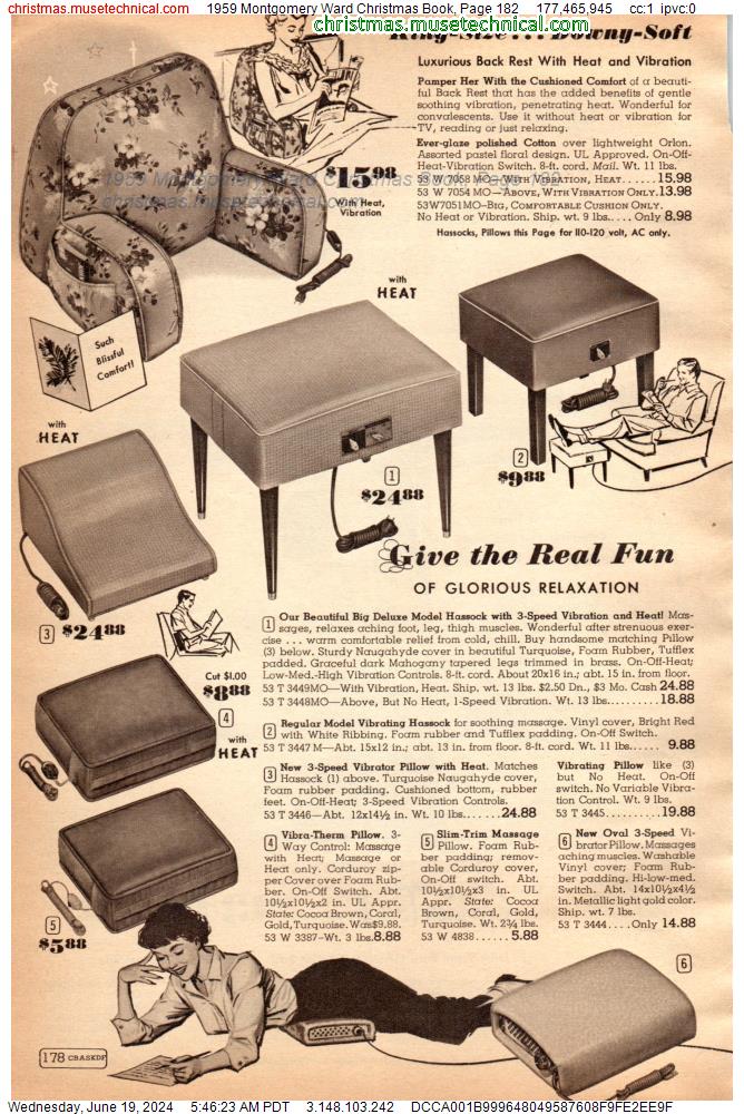 1959 Montgomery Ward Christmas Book, Page 182