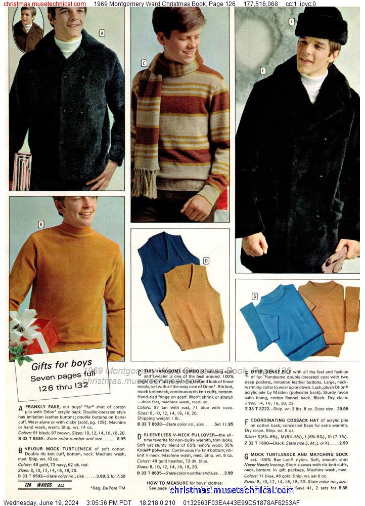 1969 Montgomery Ward Christmas Book, Page 126