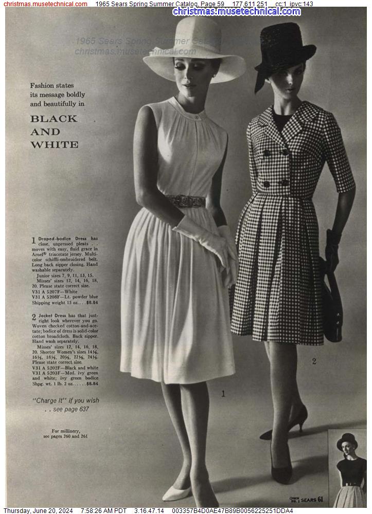 1965 Sears Spring Summer Catalog, Page 59