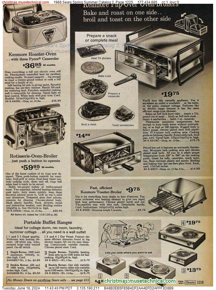 1968 Sears Spring Summer Catalog 2, Page 1225