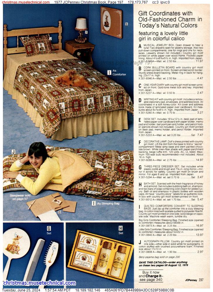 1977 JCPenney Christmas Book, Page 197