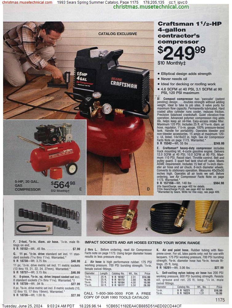 1993 Sears Spring Summer Catalog, Page 1175