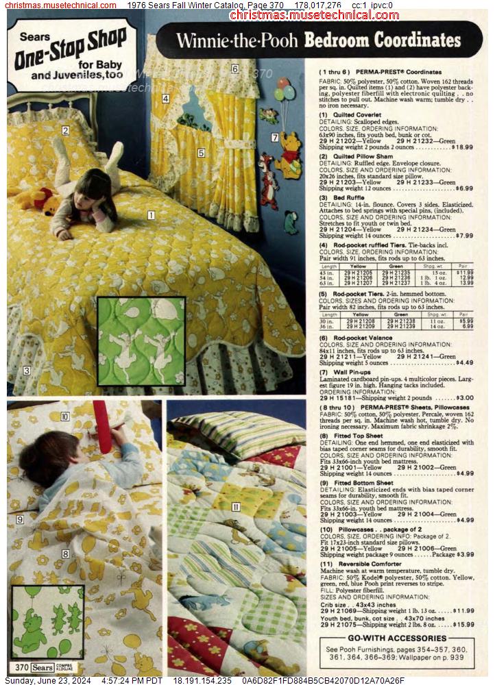 1976 Sears Fall Winter Catalog, Page 370