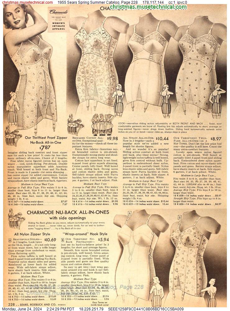 1955 Sears Spring Summer Catalog, Page 228