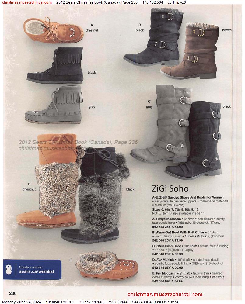 2012 Sears Christmas Book (Canada), Page 236
