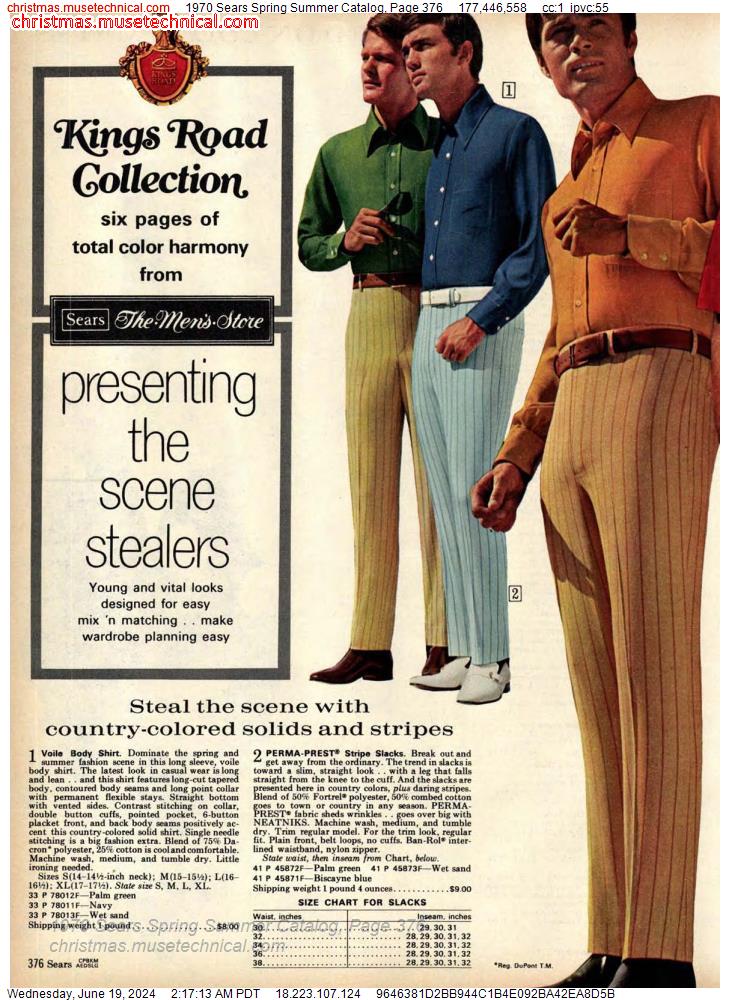 1970 Sears Spring Summer Catalog, Page 376