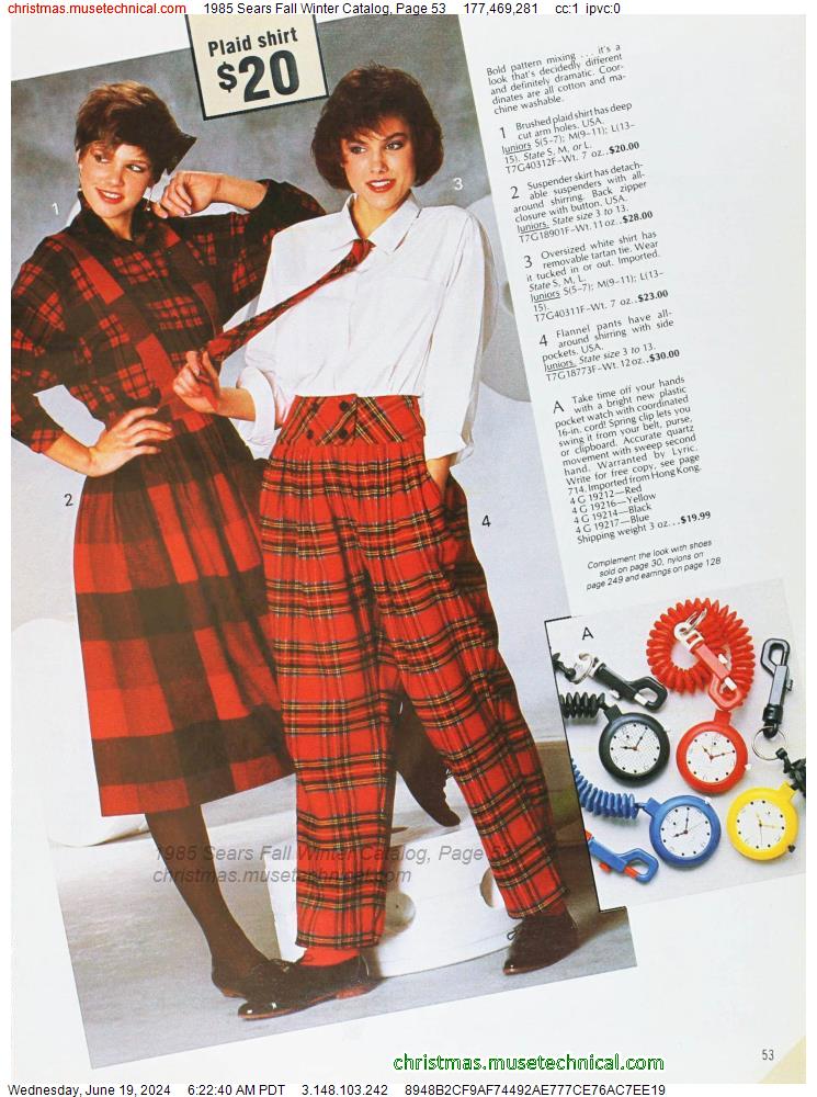 1985 Sears Fall Winter Catalog, Page 53