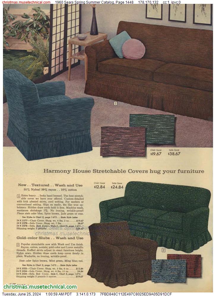 1960 Sears Spring Summer Catalog, Page 1448