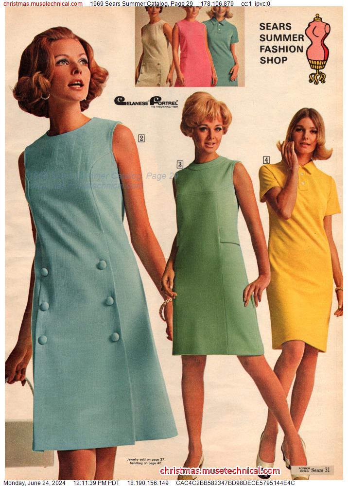 1969 Sears Summer Catalog, Page 29