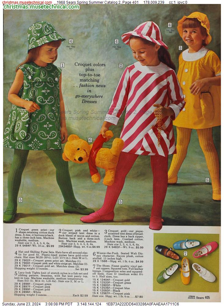 1968 Sears Spring Summer Catalog 2, Page 401