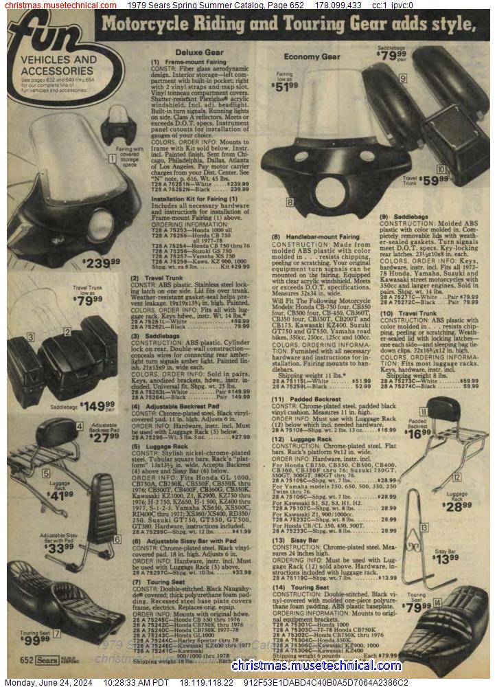 1979 Sears Spring Summer Catalog, Page 652