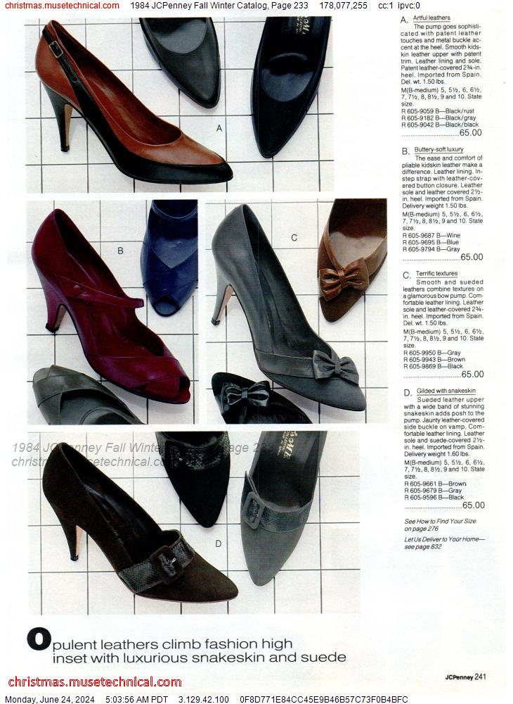 1984 JCPenney Fall Winter Catalog, Page 233