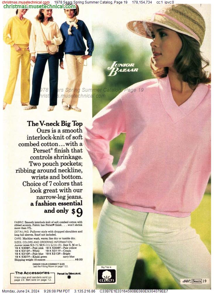 1978 Sears Spring Summer Catalog, Page 19
