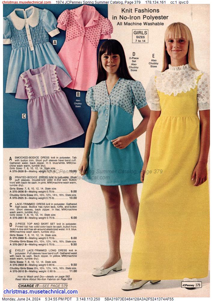 1974 JCPenney Spring Summer Catalog, Page 379