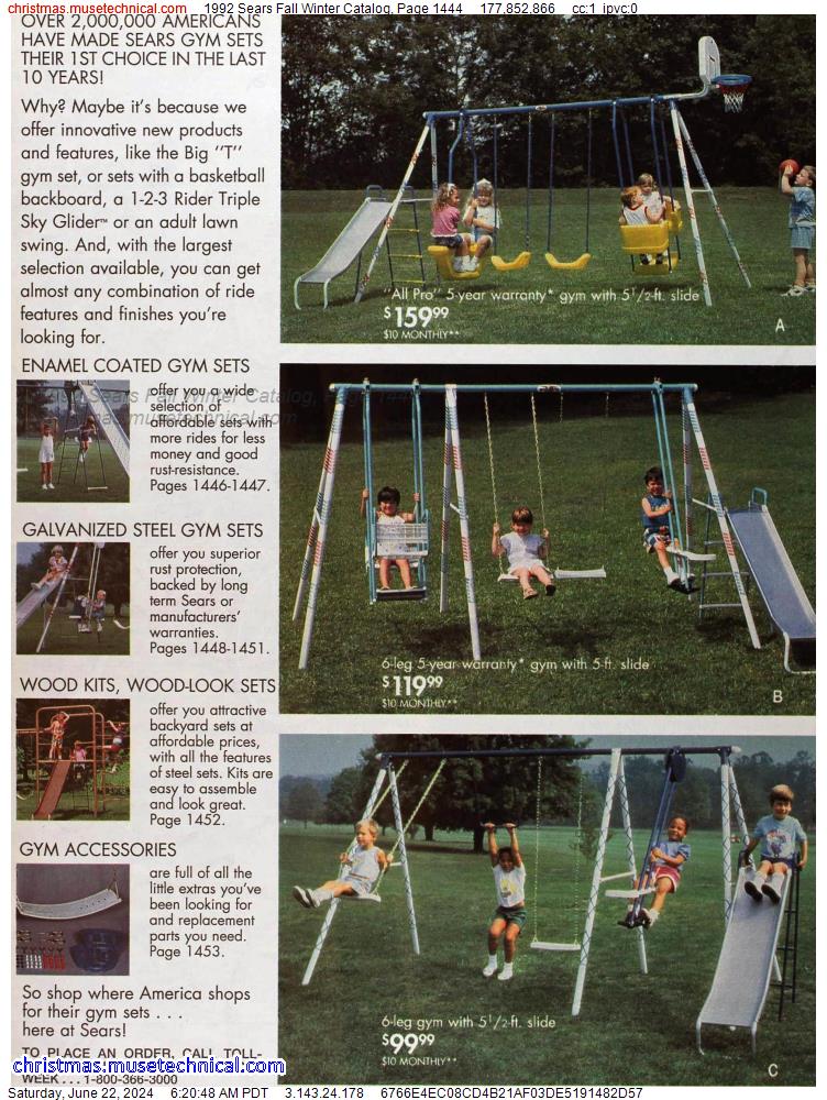 1992 Sears Fall Winter Catalog, Page 1444