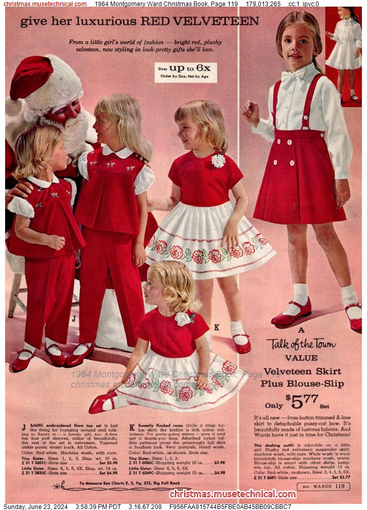 1964 Montgomery Ward Christmas Book, Page 119