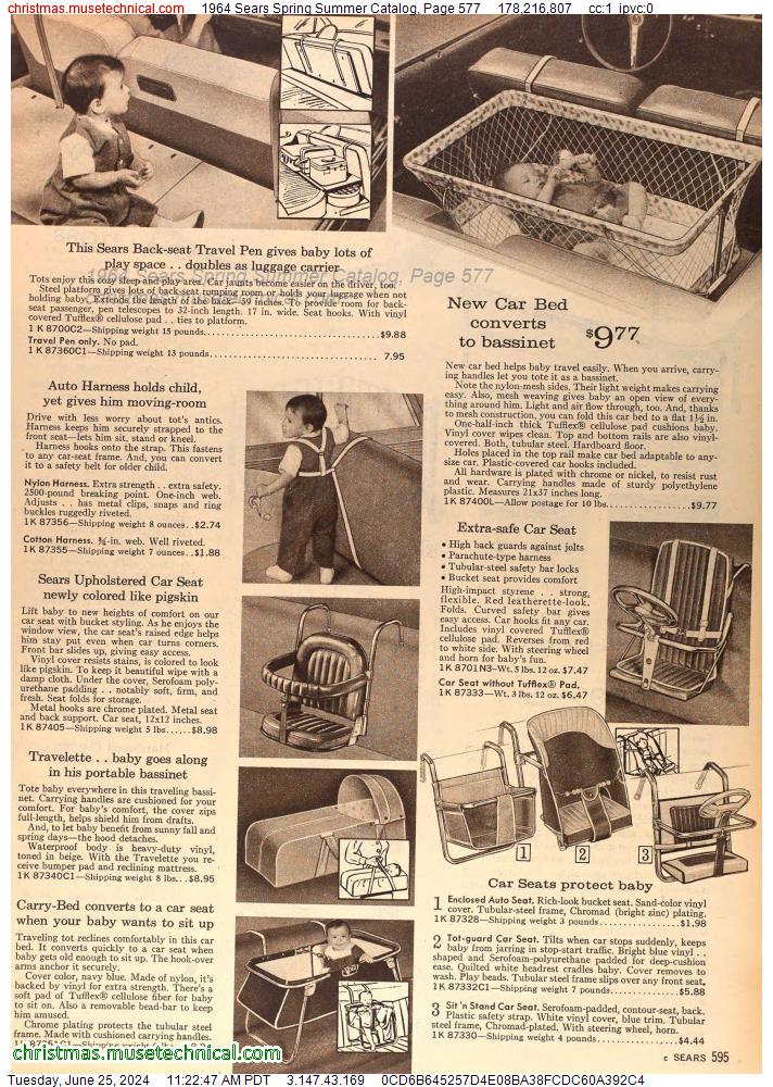 1964 Sears Spring Summer Catalog, Page 577