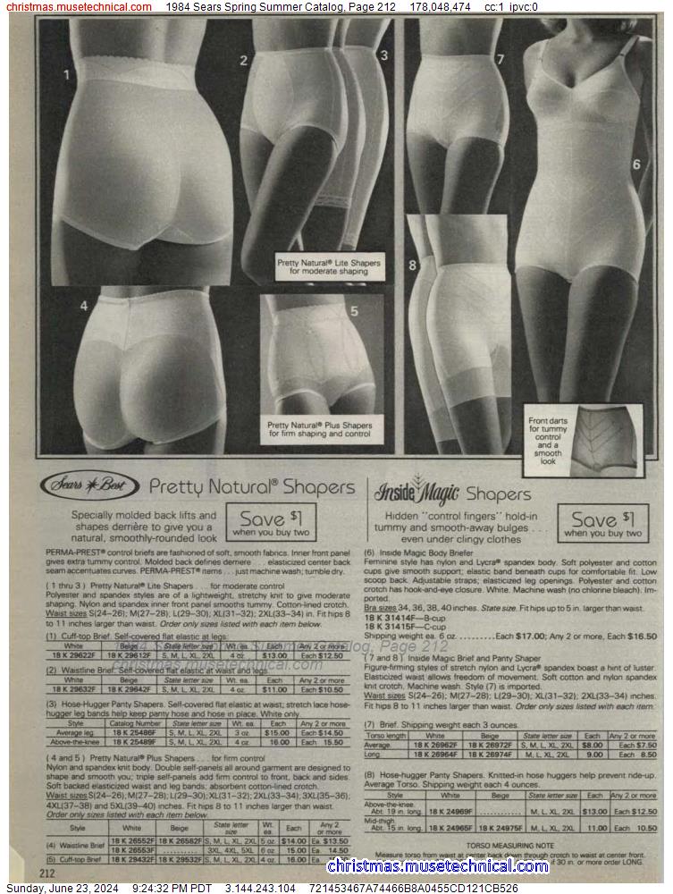 1984 Sears Spring Summer Catalog, Page 212