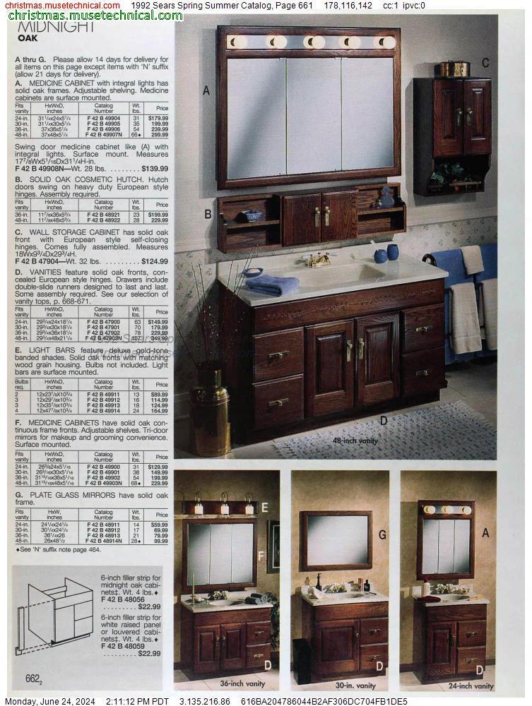 1992 Sears Spring Summer Catalog, Page 661