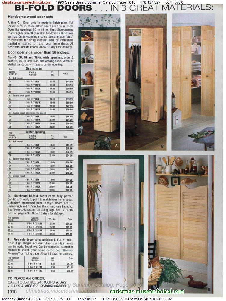 1993 Sears Spring Summer Catalog, Page 1010