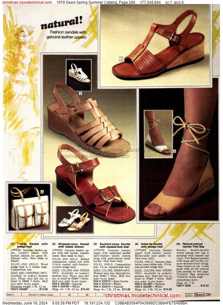 1978 Sears Spring Summer Catalog, Page 289
