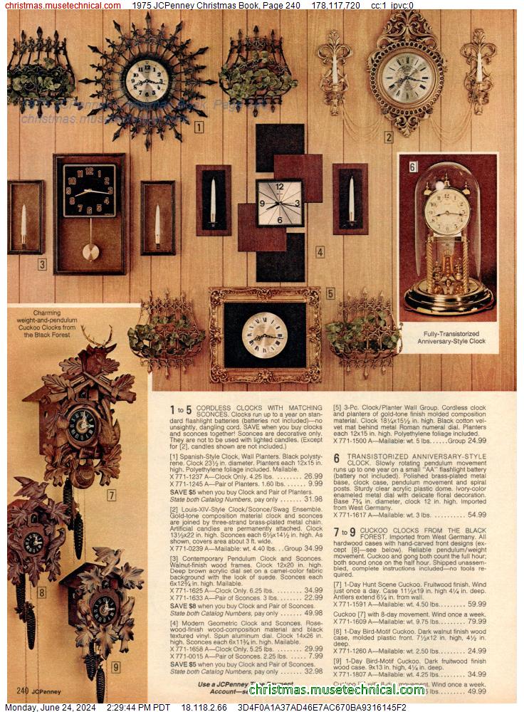 1975 JCPenney Christmas Book, Page 240