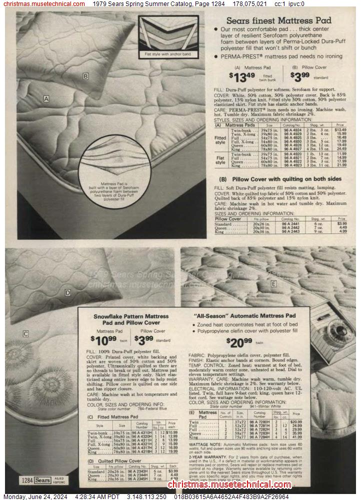 1979 Sears Spring Summer Catalog, Page 1284