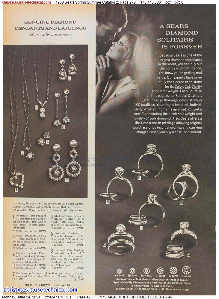 1968 Sears Spring Summer Catalog 2, Page 278