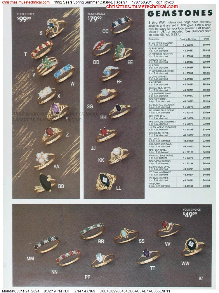 1992 Sears Spring Summer Catalog, Page 97