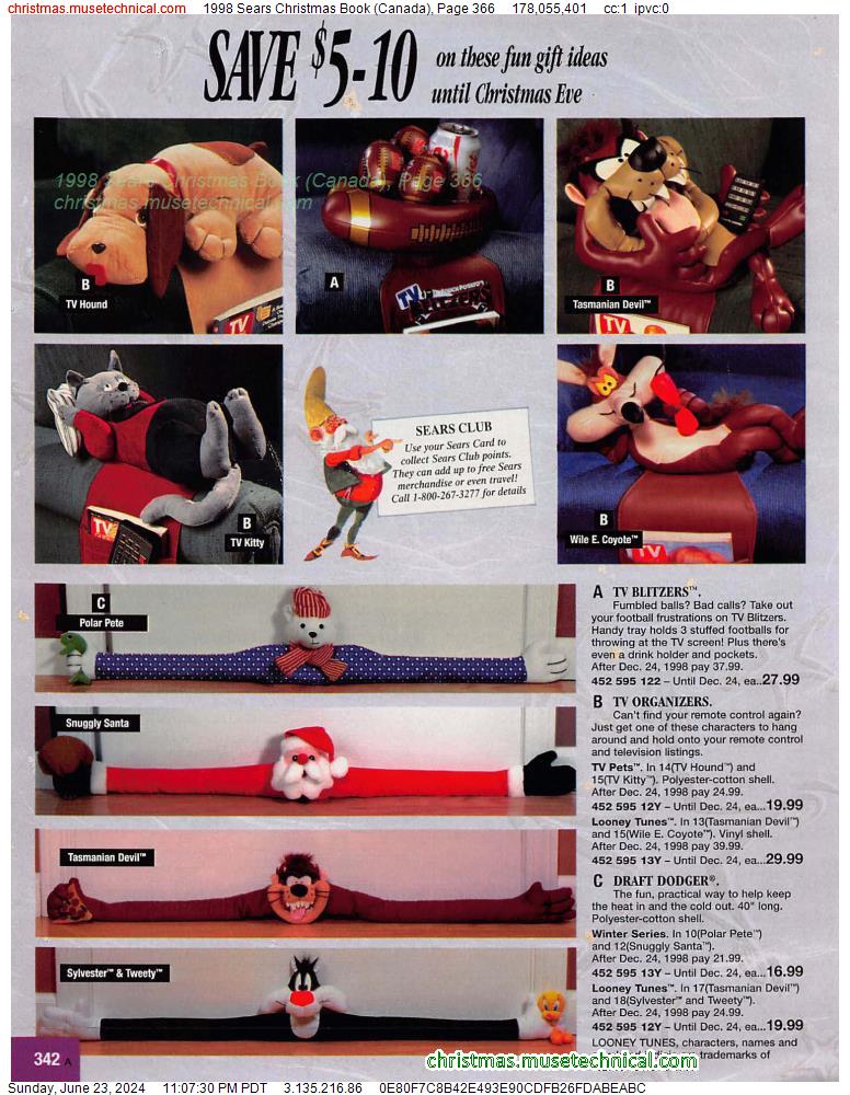 1998 Sears Christmas Book (Canada), Page 366