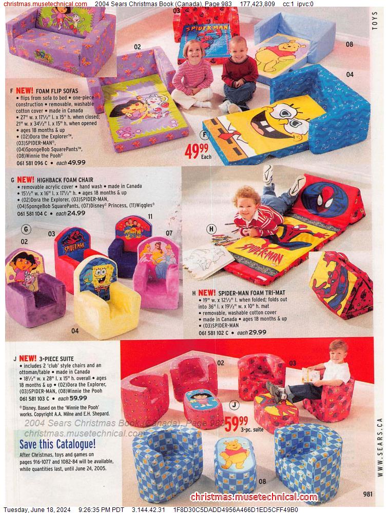 2004 Sears Christmas Book (Canada), Page 983