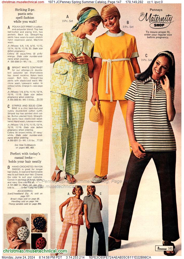 1971 JCPenney Spring Summer Catalog, Page 147