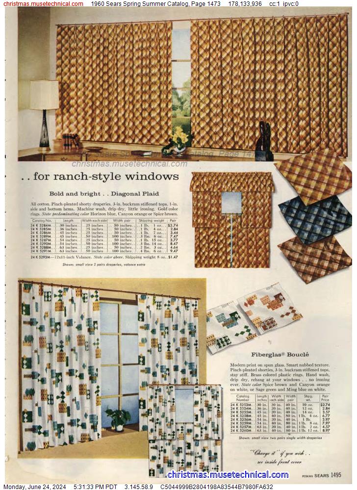 1960 Sears Spring Summer Catalog, Page 1473