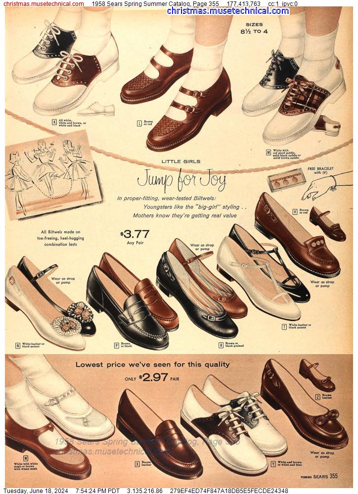 1958 Sears Spring Summer Catalog, Page 355