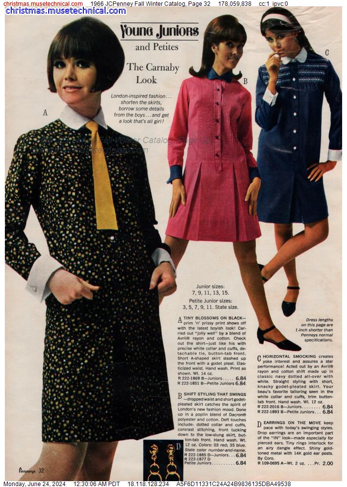 1966 JCPenney Fall Winter Catalog, Page 32