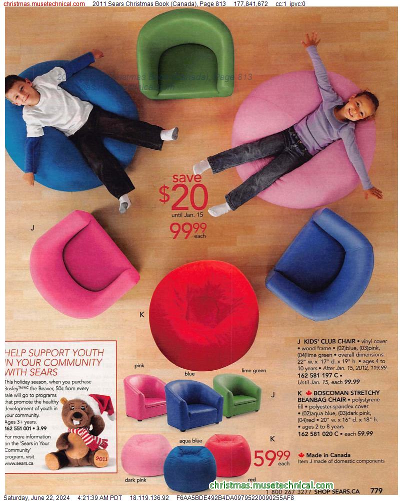 2011 Sears Christmas Book (Canada), Page 813