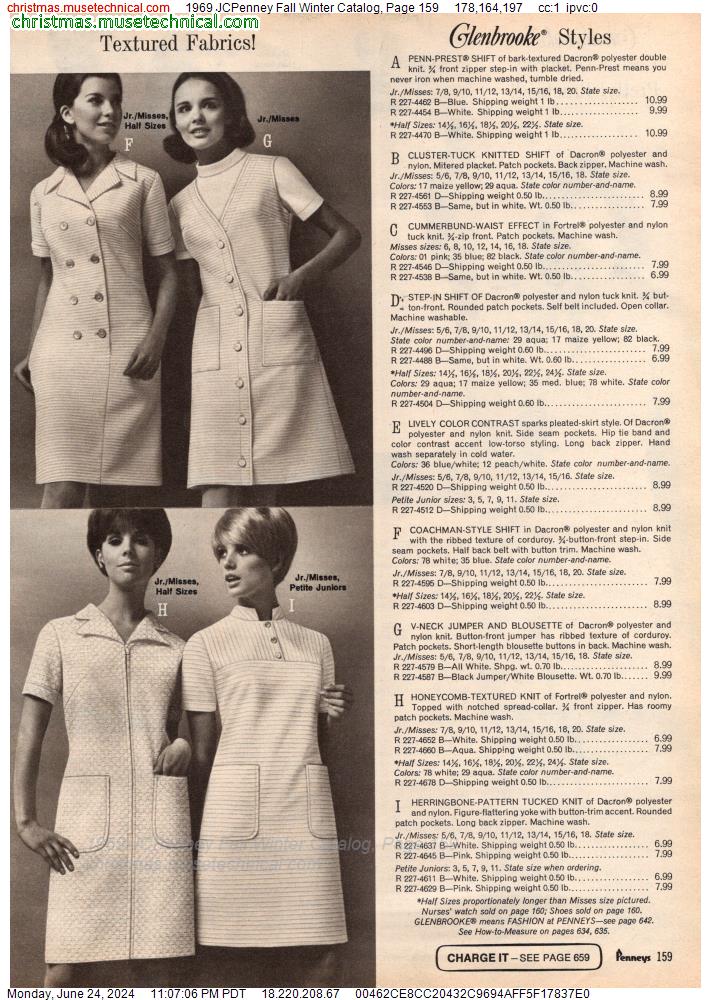 1969 JCPenney Fall Winter Catalog, Page 159