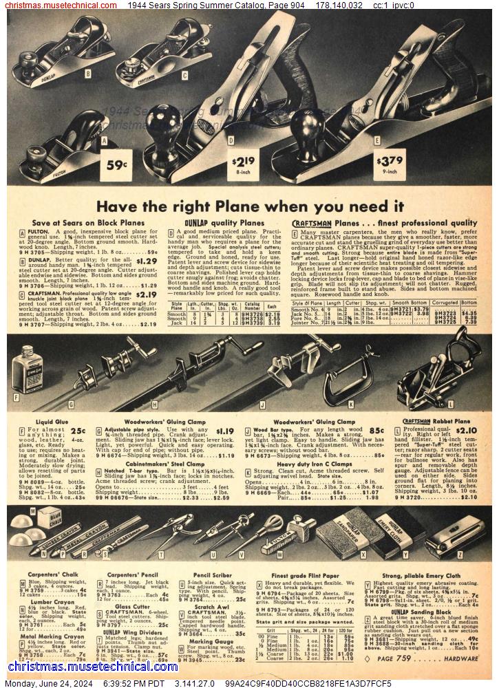 1944 Sears Spring Summer Catalog, Page 904