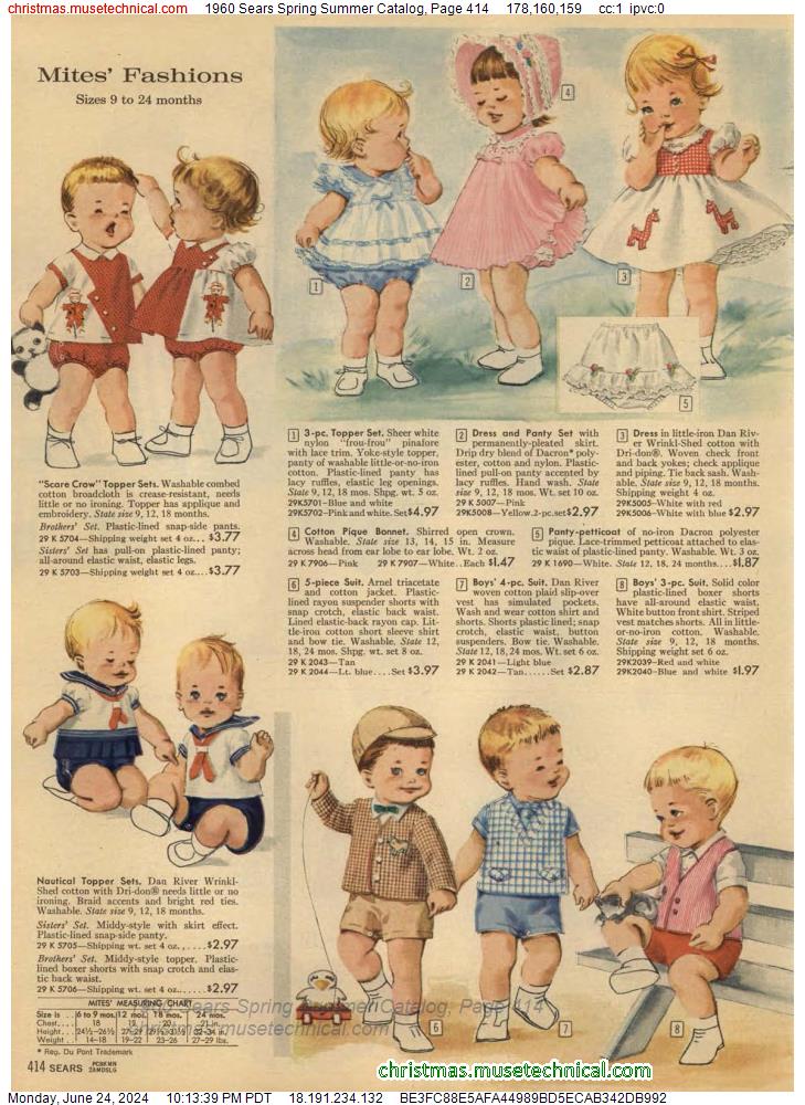 1960 Sears Spring Summer Catalog, Page 414