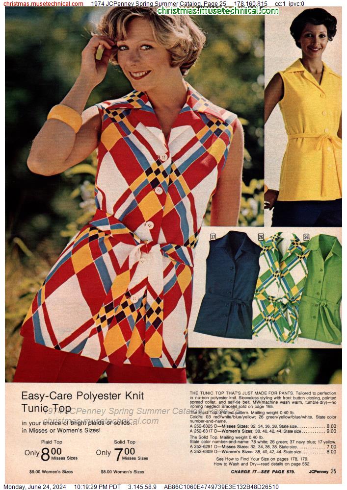 1974 JCPenney Spring Summer Catalog, Page 25