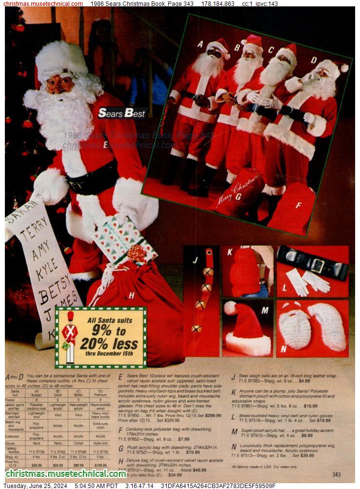 1986 Sears Christmas Book, Page 343