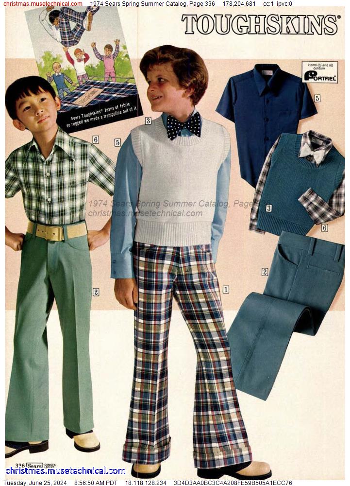 1974 Sears Spring Summer Catalog, Page 336