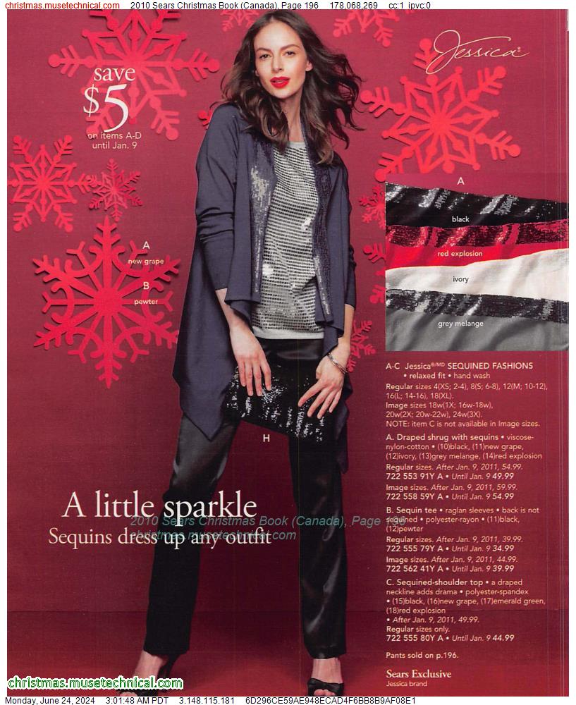 2010 Sears Christmas Book (Canada), Page 196