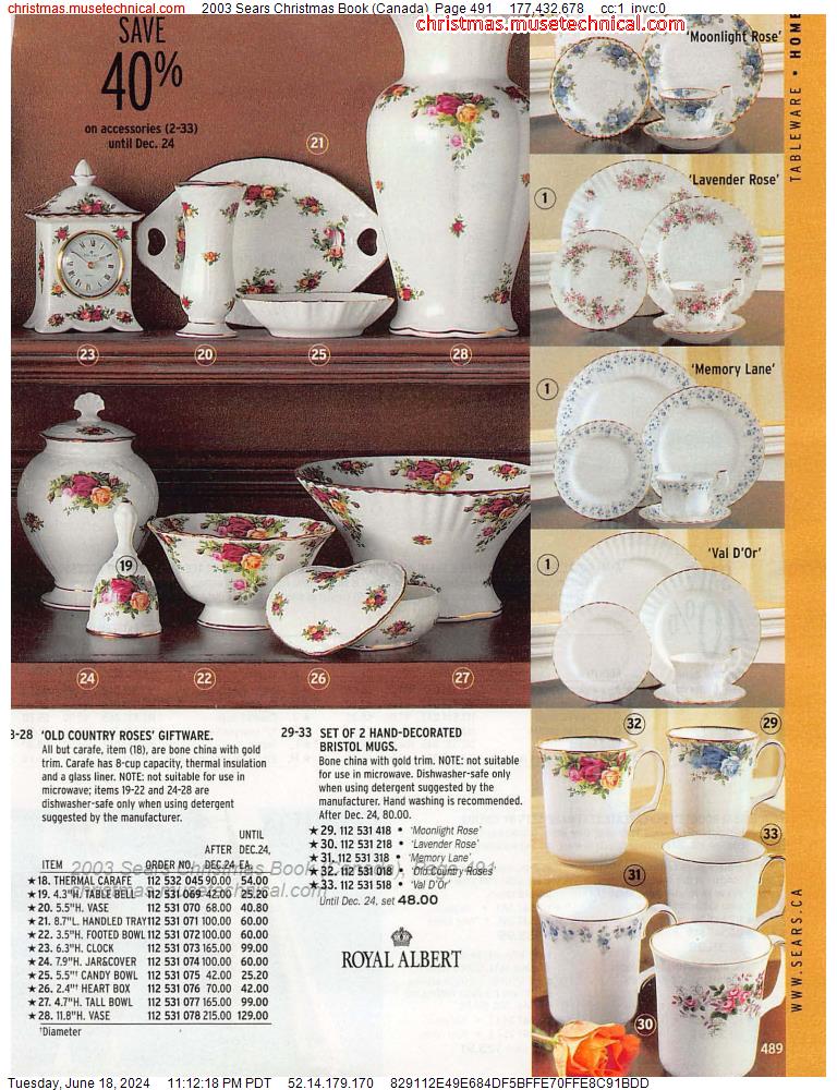 2003 Sears Christmas Book (Canada), Page 491