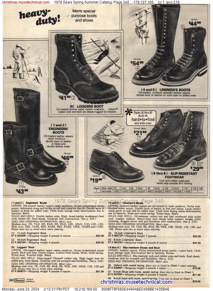 1978 Sears Spring Summer Catalog, Page 340