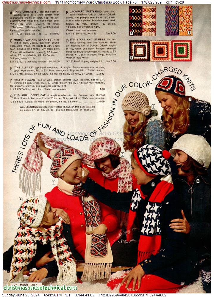 1971 Montgomery Ward Christmas Book, Page 70