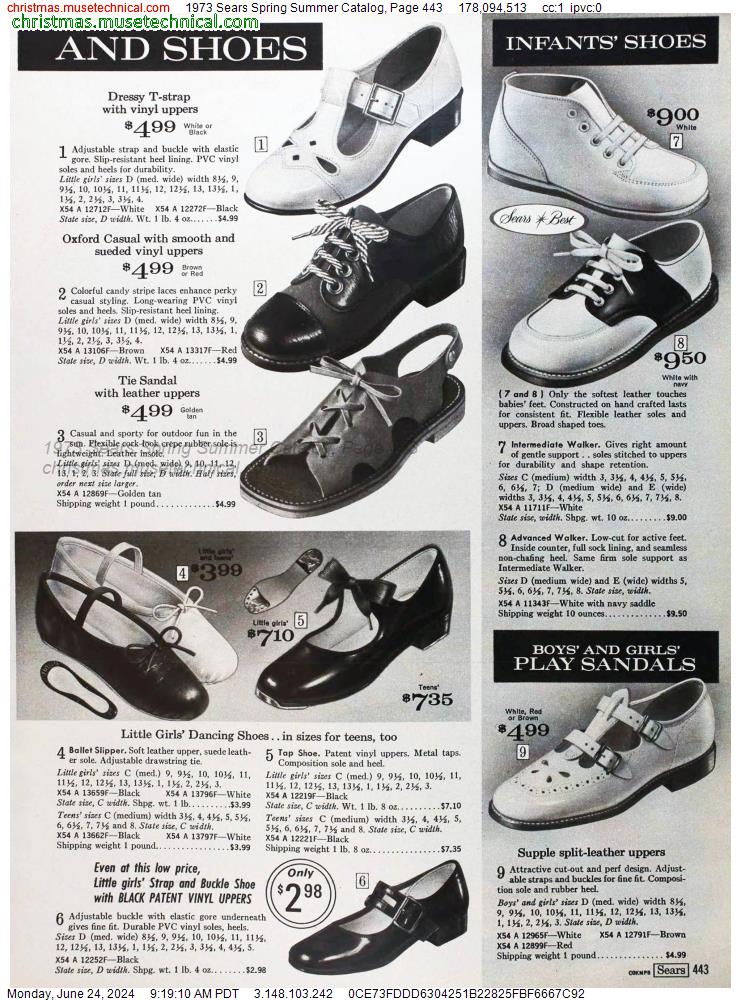1973 Sears Spring Summer Catalog, Page 443