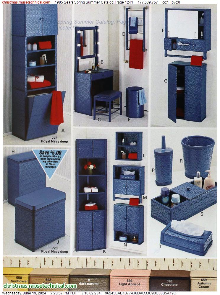 1985 Sears Spring Summer Catalog, Page 1241