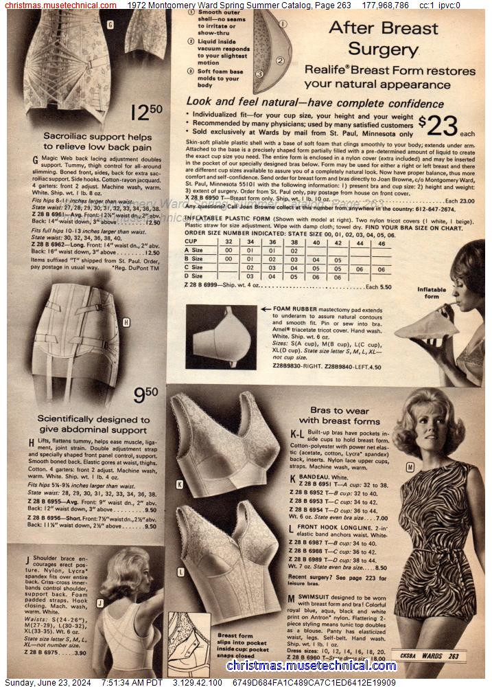 1972 Montgomery Ward Spring Summer Catalog, Page 263
